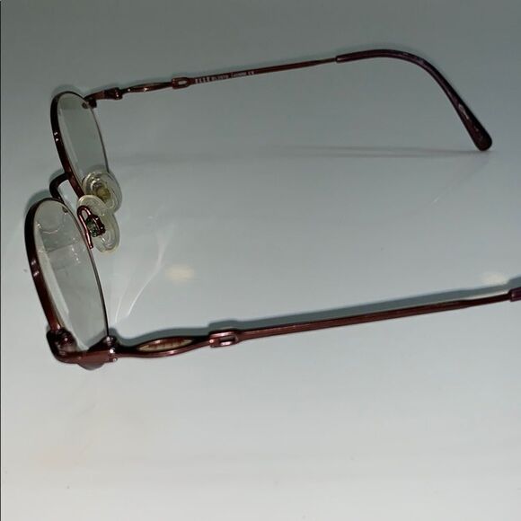 🌷Elle Eyeglass Frame Glossy Reddish Brown 🌷 - Picture 3 of 8